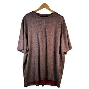 Duluth Trading Co Men's 2XL Brown Heather Relaxed‎ Fit Tee Workwear Minimalist